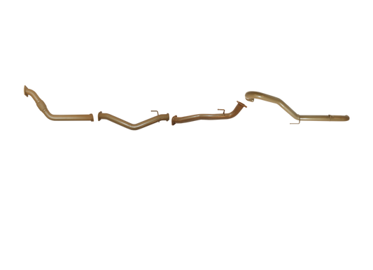 King Brown - Toyota Landcruiser 100 Series 6 Cyl 4.2L Factory Turbo Diesel 1998/2008 - Single 3" Centre Pipe Only Option Kit  ***NOTE will not fit 105 Series***