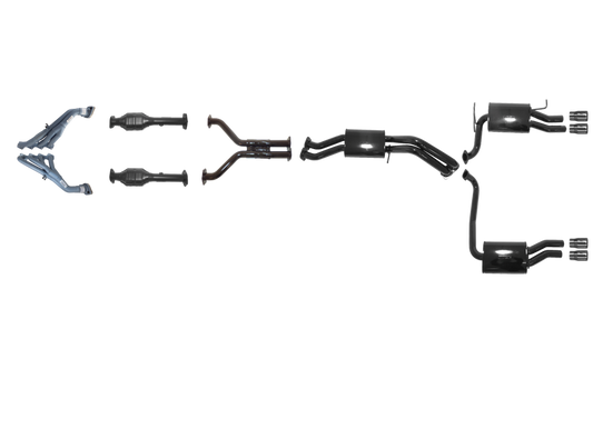 Pacemaker - Ford Falcon GT BF 5.4L Boss Tri-Y Headers And Full System - Duel Outlet