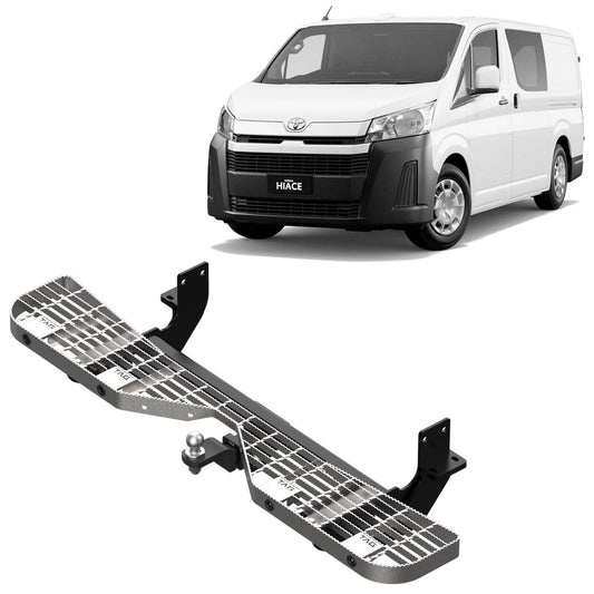 TAG Rear Step & Towbar for Toyota Hiace Commuter 2019-2025 | 1900kg towing - T7T743-K010