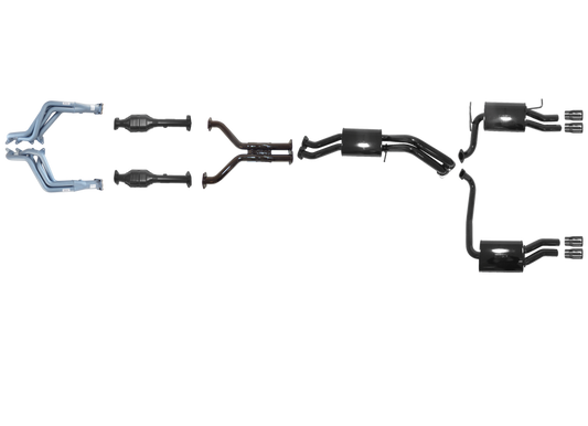 Pacemaker - Ford Falcon GT FG and FG-X XR8 5.0L Supercharged Coyote Tuned Headers And Full System - Duel Outlet