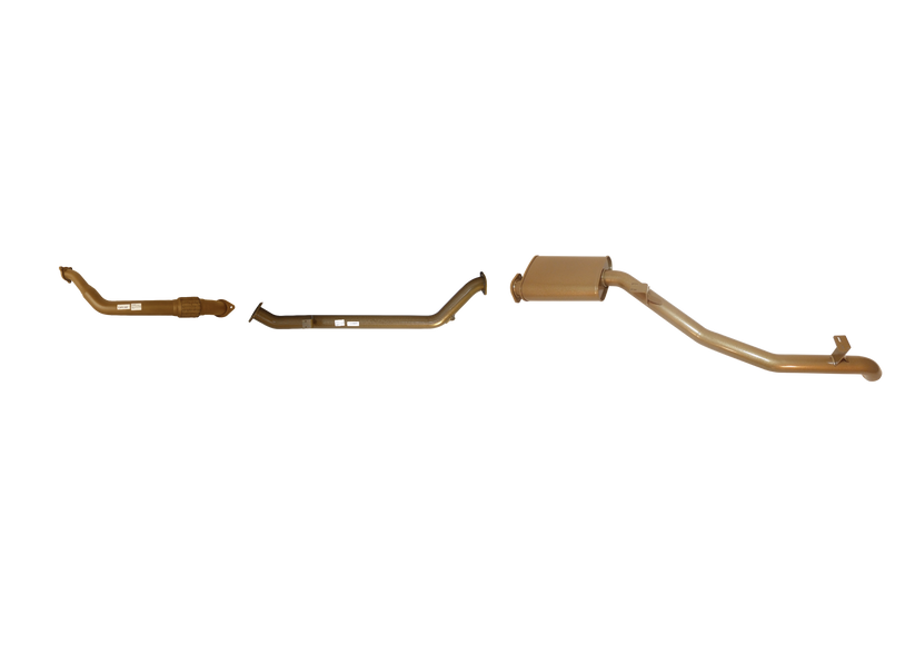 King Brown - Toyota Landcruiser 70/79 Series V8 4.5L Single Turbo Dual Cab Ute October 2012 to August 2016 (without DPF/Air Purifier) - Single 3" Rear with Muffler Kit.
