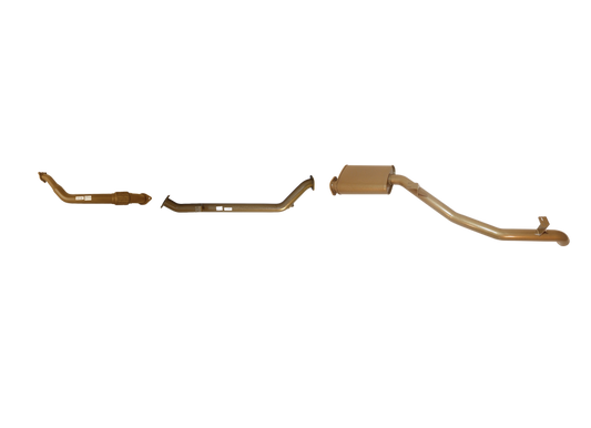 King Brown - Toyota Landcruiser 70/79 Series V8 4.5L Single Turbo Dual Cab Ute October 2012 to August 2016 (without DPF/Air Purifier) - Single 3" Rear with Muffler Kit.