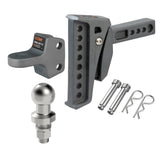 CURT - Rebellion XD ShockDrop Ball Mount (Pintle Attachment Kit)