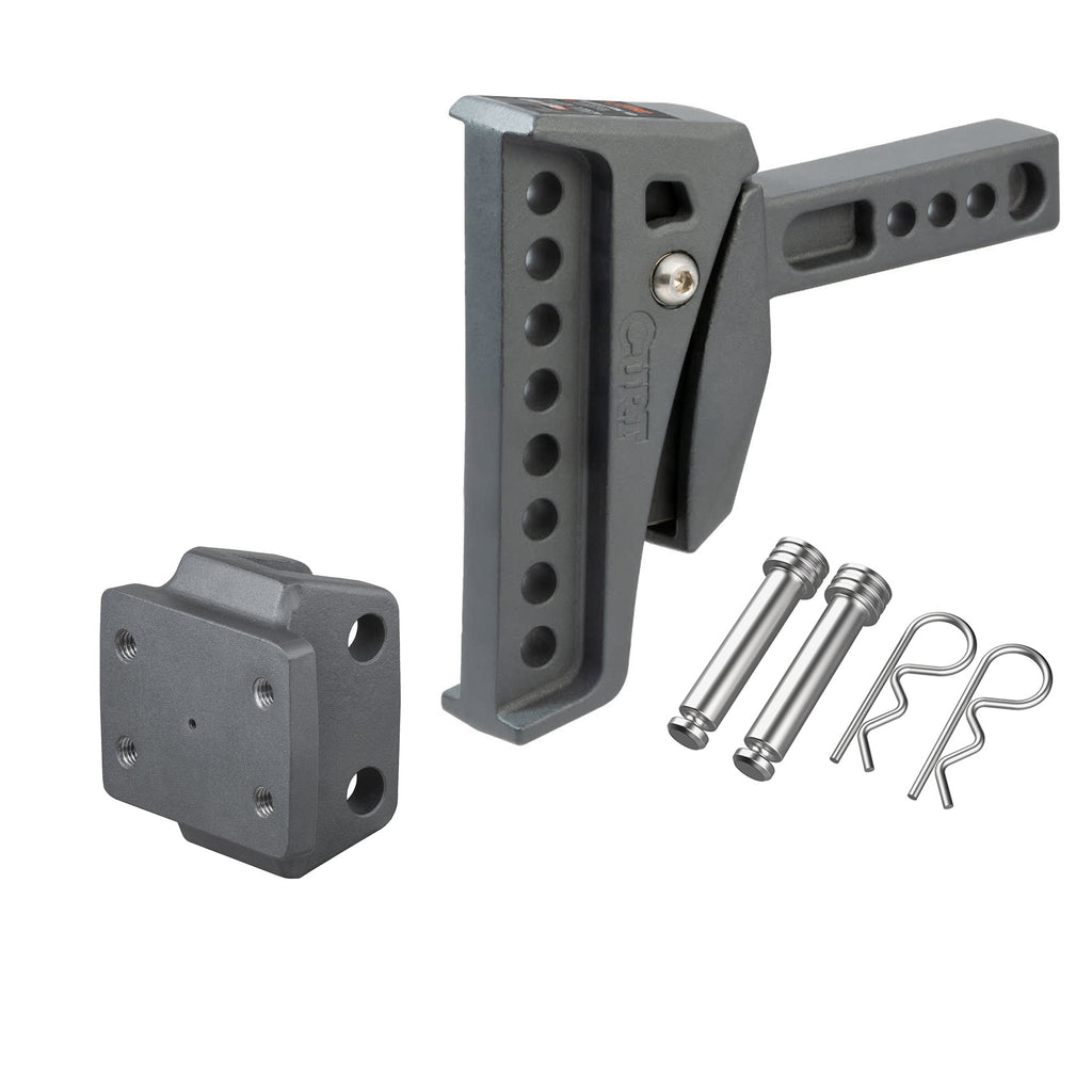 CURT - Rebellion XD ShockDrop Ball Mount (50mm Tow Ball Kit)