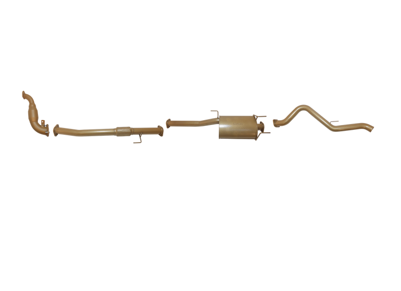 King Brown - Holden Colorado RG7 2.8L TD 2012 to September 2016 (without DPF/Air Purifier) - Single 3" with CAT Kit