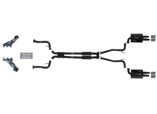 Pacemaker - Holden VE 6 Cylinder Up To 2012 with Headers SV6 Duel Outlet