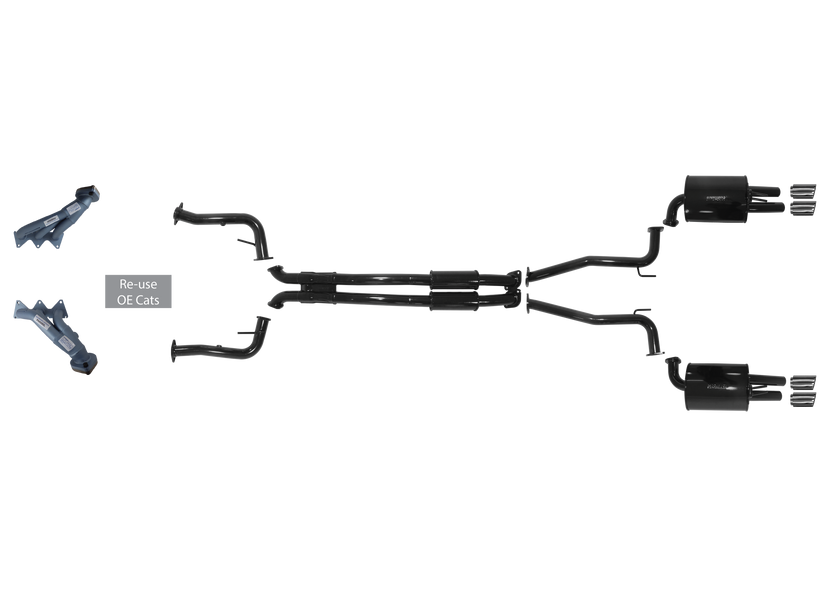 Pacemaker - Holden VE Wagon 6 Cylinder Up To 2012 with Headers SV6 Duel Outlet