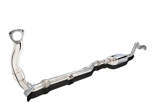 XForce - NISSAN NAVARA D40 STX AUTO (2011-2015), 3″ Stainless Steel Turbo Back System NO Cat