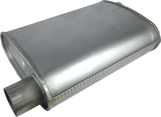 Redback 9" x 5" Oval, 14" Long, 3" Offset/Offset Turbo Flow (No Spigots) - F828T