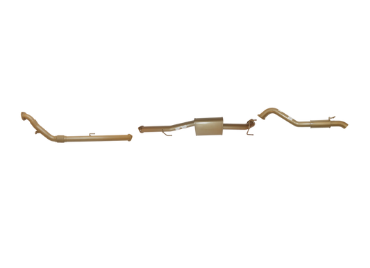 King Brown - Toyota Hilux 150 Series 3L TD D-4D (1KD-FTV) 2005 to Sep 2015  - Single 3" with Centre Muffler Kit