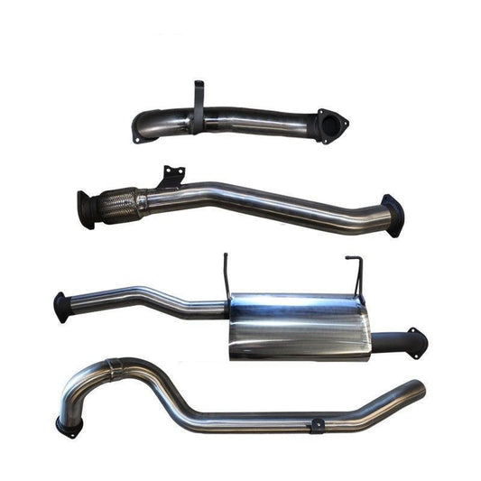 Manta | 3″ Turbo Back Exhaust without Cat Muffler | Nissan Patrol GU 3.0L Turbo Diesel Ute 2008–2017