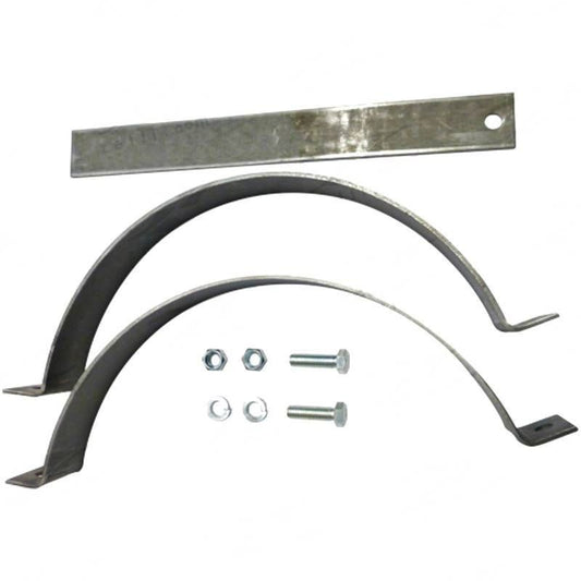 Redback - 10" Heavy Duty Mounting Bracket U-Bolt Zinc Plated