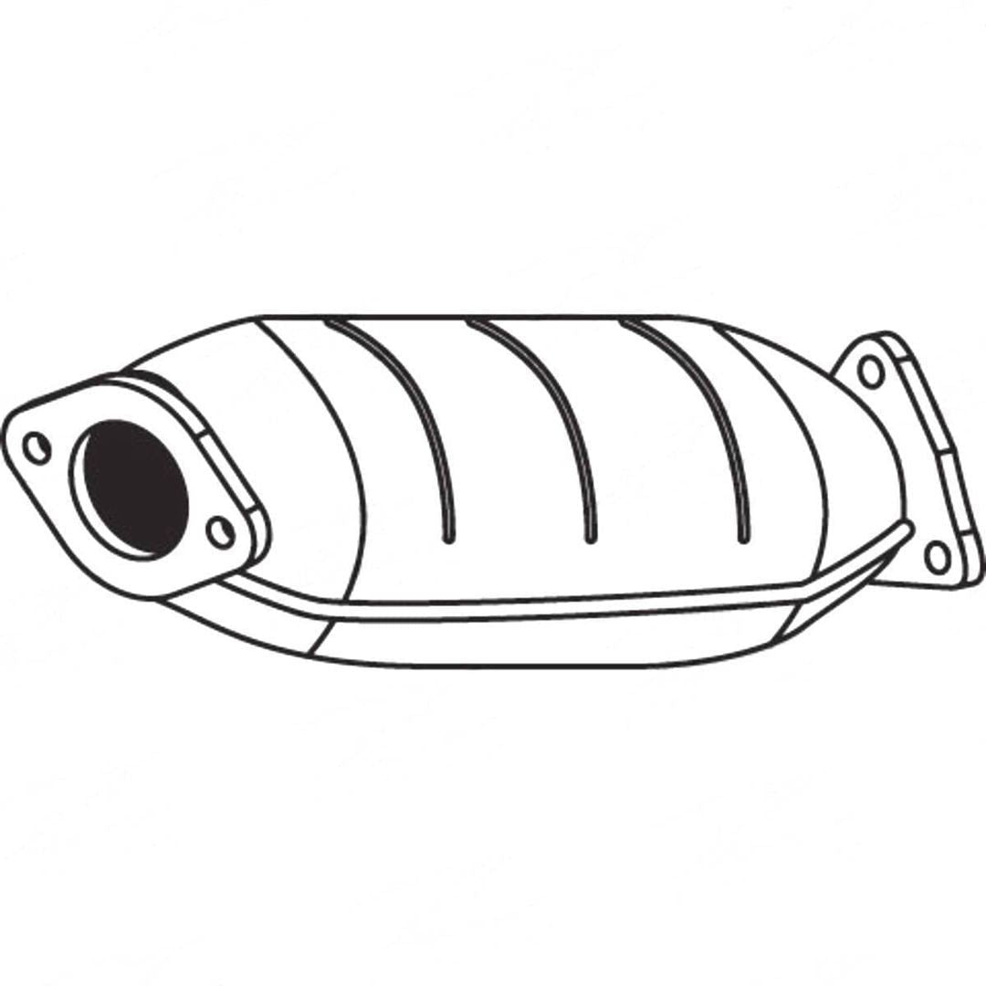 Standard Catalytic Converter - Honda Civic EP EU EV (1999 - 2000) Hatc ...