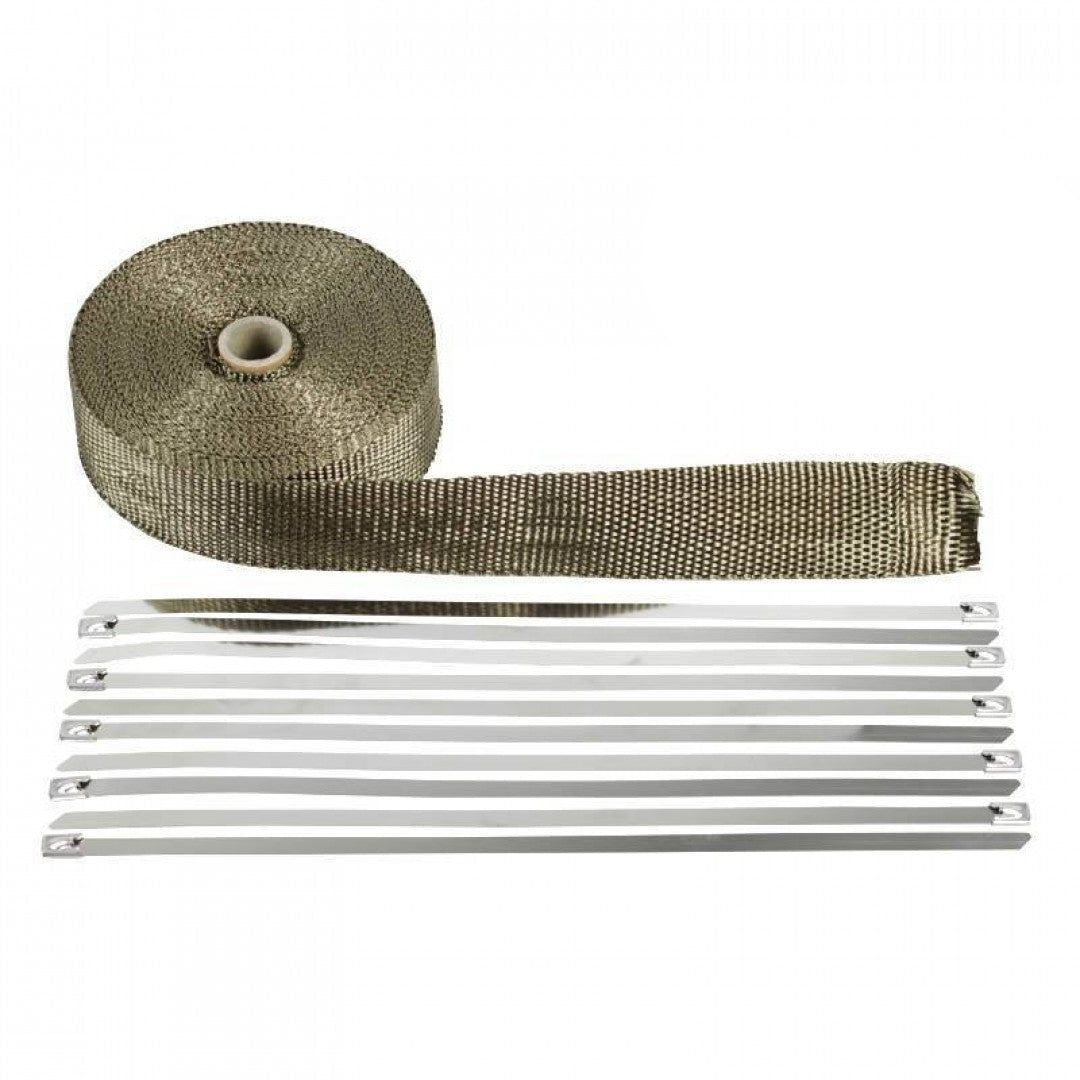 Heat Tape, Titanium 51mm X 2mm X 15 Metres With 10 Cable Ties