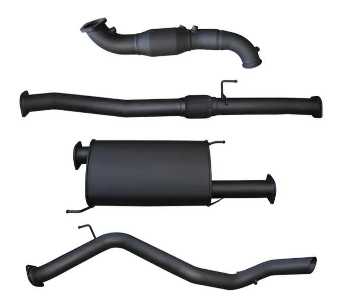 Manta - Isuzu MU-X 2017+ 3.0L - Turbo Back System - 3" Exhaust with Cat / DPF Delete - Muffler
