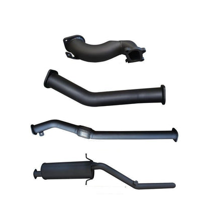 Manta 3″ Aluminised Turbo Back Exhaust with Muffler, without Cat | Nissan Navara D22 2.5L Turbo Diesel Ute 2006–2015