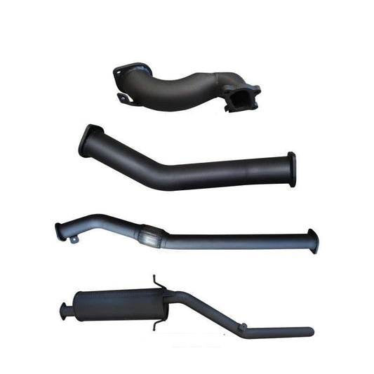 Manta 3″ Aluminised Turbo Back Exhaust with Muffler, without Cat | Nissan Navara D22 2.5L Turbo Diesel Ute 2006–2015