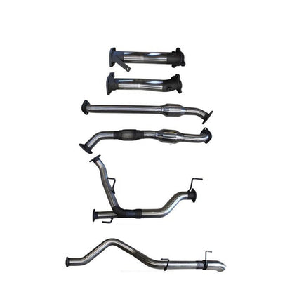 Manta Twin 2.5″ to 3″ Stainless Turbo Back Exhaust with Cat & Muffler | Toyota Landcruiser 200 Series VDJ200 2007–2015