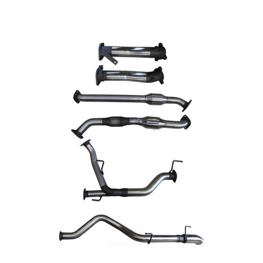 Manta Twin 2.5″ to 3″ Stainless Turbo Back Exhaust with Cat & Muffler | Toyota Landcruiser 200 Series VDJ200 2007–2015