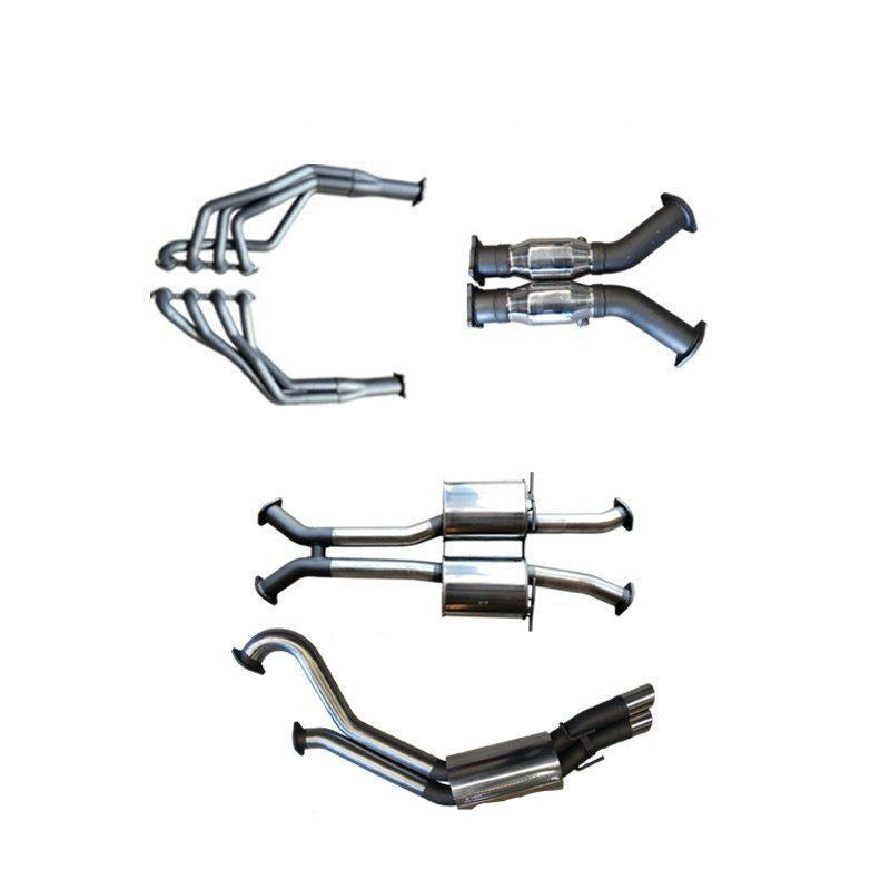 Manta Twin 3″ Stainless Full System with 1⅞″ Extractors & Centre & Rear Mufflers | HSV Clubsport GTS VY VZ 2002–2006
