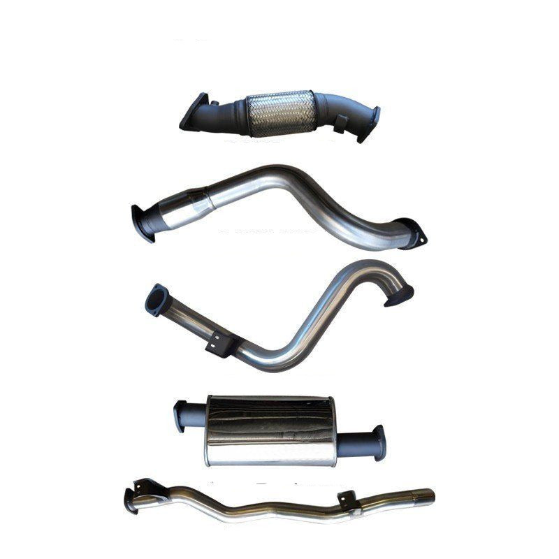 Manta 3″ Stainless Turbo Back Exhaust with Cat & Muffler | Toyota Landcruiser 75 & 78 Series VDJ78 2007–2016