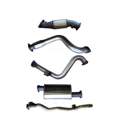 Manta 3″ Stainless Turbo Back Exhaust with Cat & Muffler | Toyota Landcruiser 75 & 78 Series VDJ78 2007–2016