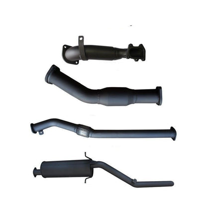 Manta 3″ Aluminised Turbo Back Exhaust with Cat & Muffler | Nissan Navara D22 3.0L Turbo Diesel Ute 2000–2006