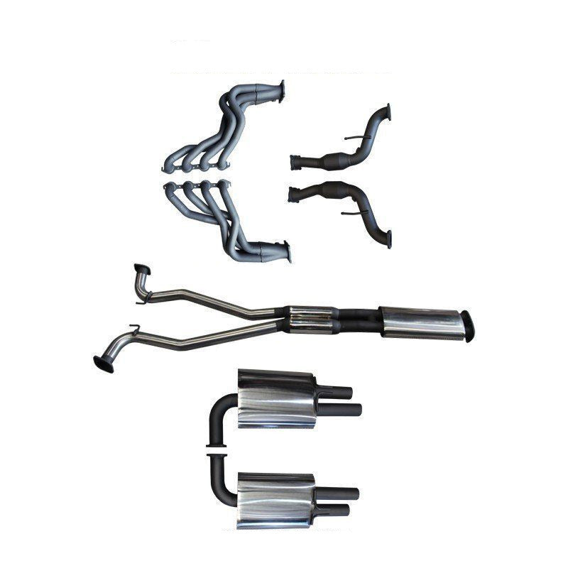 Manta Twin 2.5″ Stainless Full System with 1⅞″ Extractors & Centre & Rear Mufflers | Holden Commodore VF 2013–2017