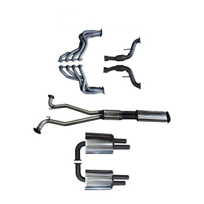 Manta Twin 2.5″ Stainless Full System with 1⅞″ Extractors & Centre & Rear Mufflers | Holden Commodore VF 2013–2017