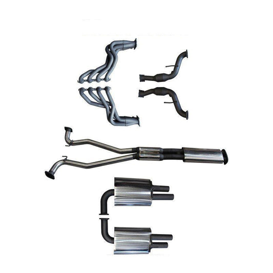 Manta Twin 2.5″ Stainless Full System with 1⅞″ Extractors & Centre & Rear Mufflers | Holden Commodore VF 2013–2017