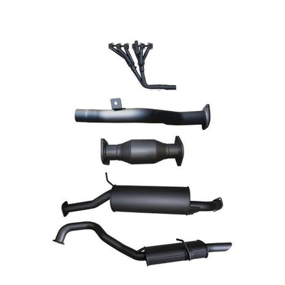 Manta 2.5″ Aluminised Full System with Centre Muffler & Rear Hotdog | Nissan Patrol GU 4.5L TB45 Petrol Wagon 1997–2001