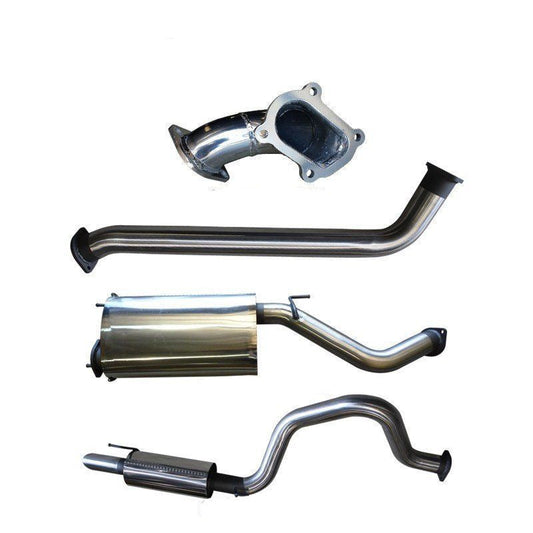 Manta 3″ Stainless Turbo Back Exhaust With Centre Muffler & Rear Muffler | Toyota Landcruiser 100 Series HDJ100 Wagon 4.2L TD 1998–2007