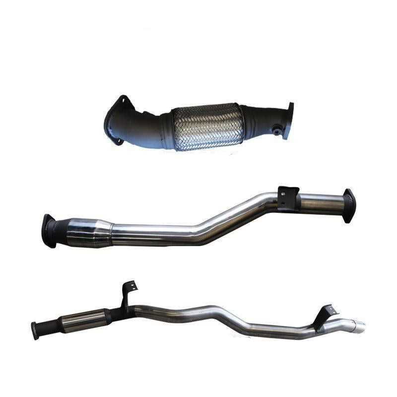 Manta 3″ Stainless Turbo Back Exhaust with Cat & Rear Hotdog | Toyota Landcruiser 76 Series VDJ76 2007–2016