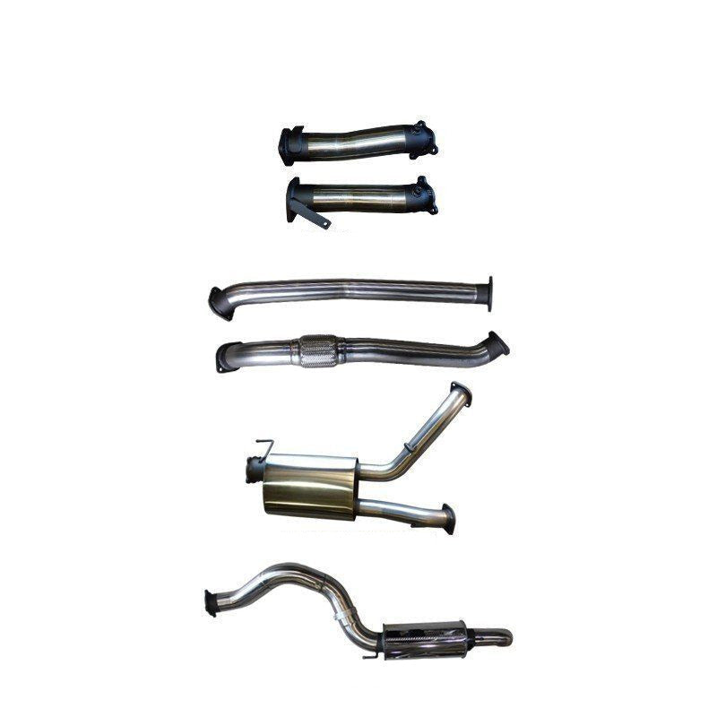 Manta Twin 3″ to 4″ Stainless Turbo Back with Muffler, without Cat | Toyota Landcruiser 200 Series VDJ200 2007–2015