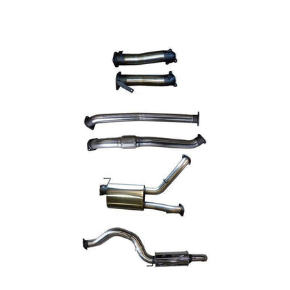 Manta Twin 3″ to 4″ Stainless Turbo Back with Muffler, without Cat | Toyota Landcruiser 200 Series VDJ200 2007–2015