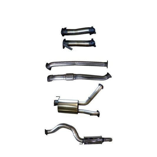Manta Twin 3″ to 4″ Stainless Turbo Back with Muffler, without Cat | Toyota Landcruiser 200 Series VDJ200 2007–2015