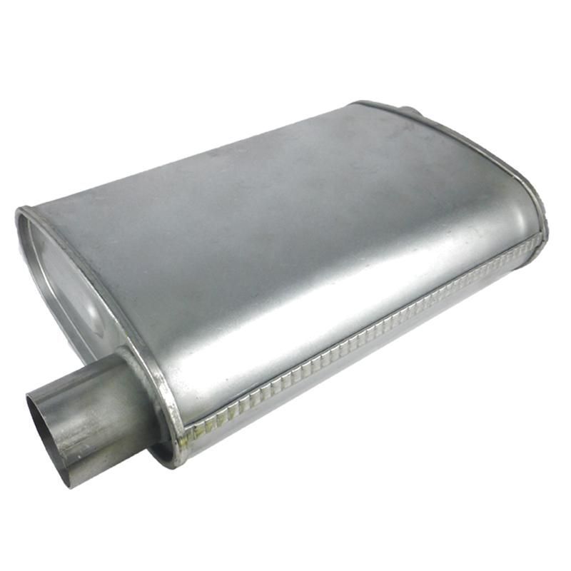 Redback 3" Universal Muffler Offset/Offset 350x225x125mm Oval Turbo Flow Mild Steel