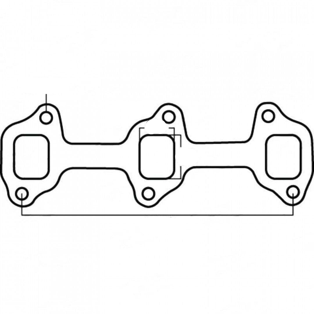 Toyota Land Cruiser HJ45, H 3.6L, Diesel, Exhaust Manifold Gasket