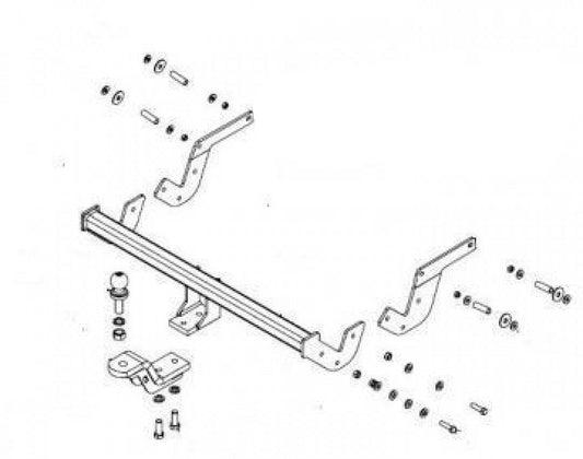 Trailboss - Towbar Suited For Renault Captur Hatch J87 5D (2015 Onwards)