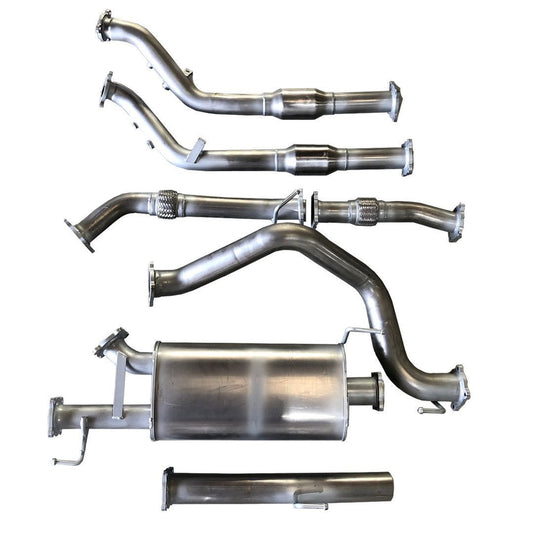 Berklee Performance - Toyota Landcruiser 200 Series 4.2L (1HD-FTE) 3" Stainless Steel Turbo Back Exhaust (Ballistic Exhaust)