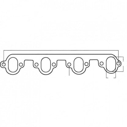 Exhaust Manifold Gasket for Ford XA-XF Falcon 460, (2 Gaskets Required)