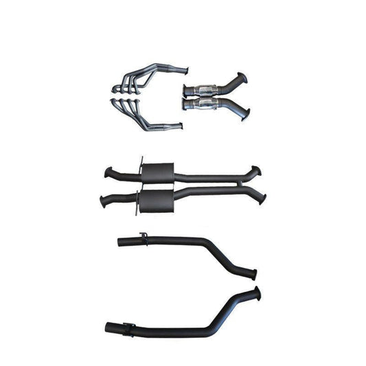 Manta | Dual 3″ Full System with 1 7/8″ Extractors Muffler/Tailpipe | Holden Commodore VU VY VZ V8 Ute 2000–2007