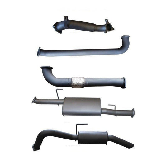 Manta | 3″ Turbo Back Exhaust System Without Cat & Rear Muffler | Nissan Navara D40 2.5L Turbo Diesel Thai Build Manual Ute 2007–2015