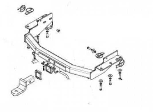 Trailboss - Towbar Suited For Dodge Nitro 2WD/4WD (2007 Onwards)
