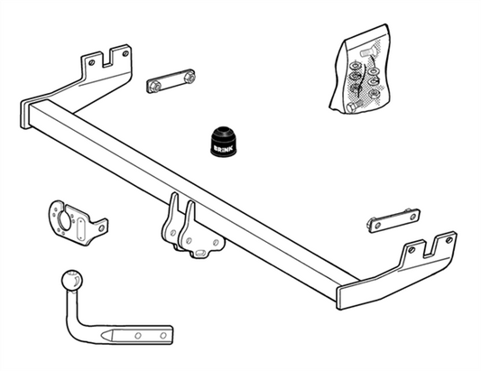 BRINK - Mercedes-Benz A-Class (1997 - 2004) European Towbar