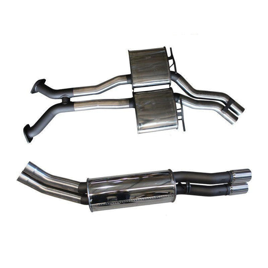 Manta | Twin 2.5″ Cat Back Exhaust System with Muffler | Holden Commodore VP VR VS 5.0L & HSV 5.7L V8 Auto Sedan 1991–1997