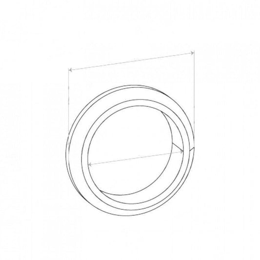 Flange Gasket - Suited For Ford Falcon & Fairlane 4V, Inside Diameter 54mm, Outside Diameter 70mm