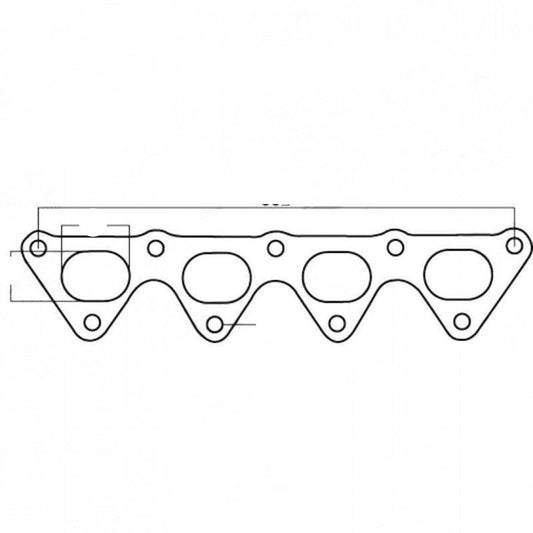 Mitsubishi Lancer CE, Hyundai FX Coupe & Proton Inspira, Mitsubishi 4G93, G4GF & G4GFT, 1.8L & 2.0L, Cemjo  - Exhaust Manifold Gasket