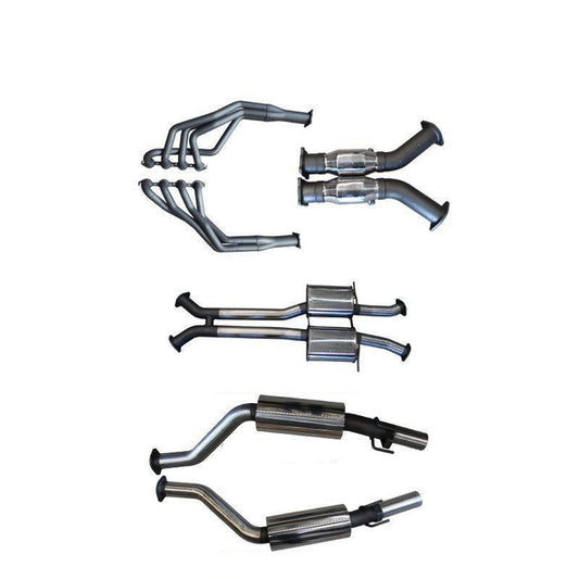 Manta | Dual 3″ Full System with 1 7/8″ Extractors Muffler/Muffler | Holden Commodore VU VY VZ V8 Ute 2000–2007