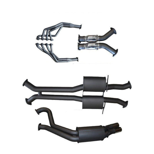 Manta | Dual 3″ Full System with 1 7/8″ Extractors Muffler/Muffler | Holden Commodore VU VY VZ V8 Ute 2000–2007